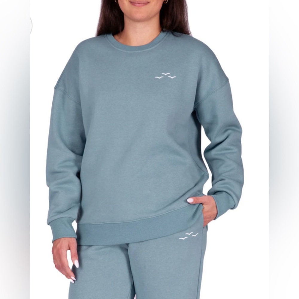 LAZYPANTS Oversized Fleece Crewneck Sweater